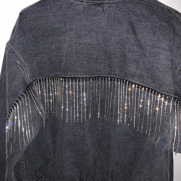 Fringe Denim Jacket - Picture 4 of 8